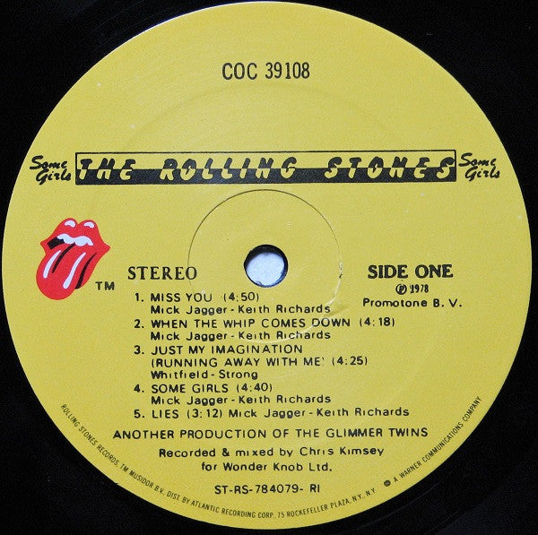 The Rolling Stones : Some Girls (LP, Album, 2nd)