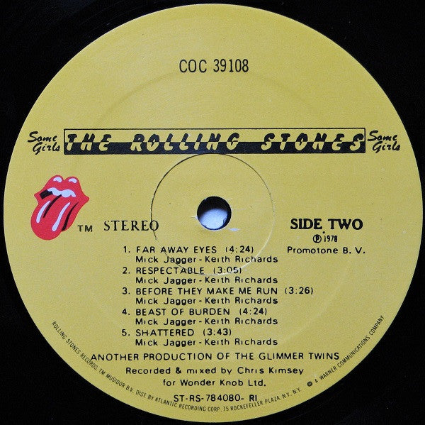 The Rolling Stones : Some Girls (LP, Album, 2nd)