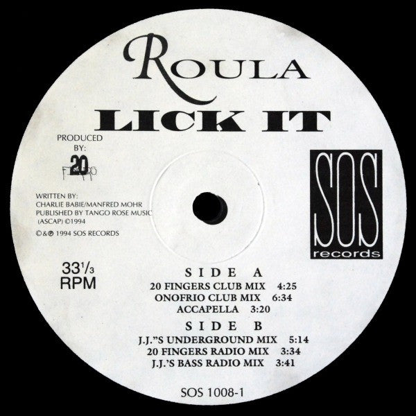 Roula : Lick It (12")
