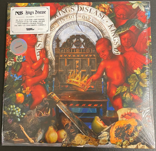 Nas : King's Disease (2xLP, Album, Ltd, Mil)