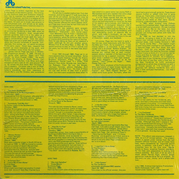 James Patrick Page* : Session Man (LP, Comp)