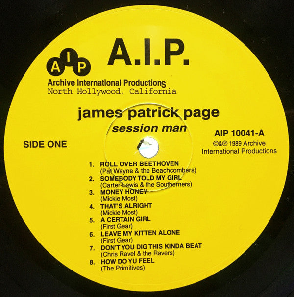 James Patrick Page* : Session Man (LP, Comp)