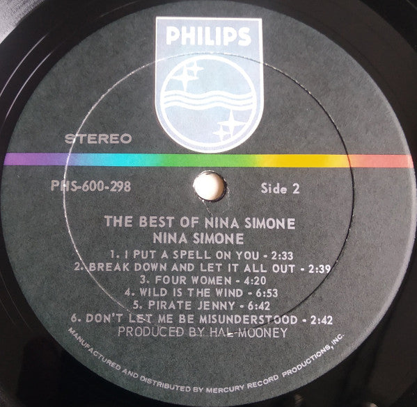 Nina Simone : The Best Of Nina Simone (LP, Comp)
