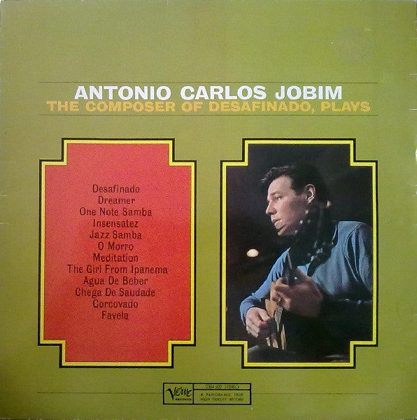 Antonio Carlos Jobim : The Composer Of Desafinado, Plays (LP, Album, RE, RP)