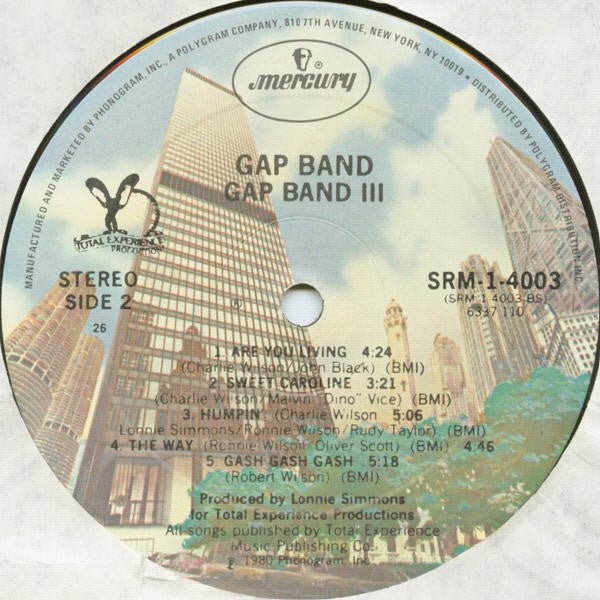 The Gap Band : Gap Band III (LP, Album, 26)