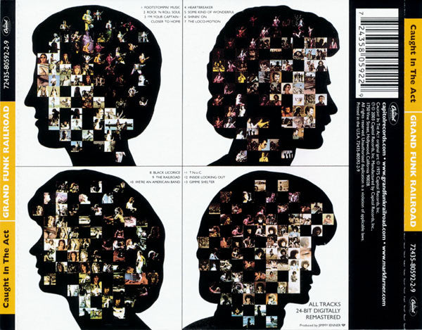 Grand Funk Railroad : Caught In The Act (CD, Album, RE, RM)