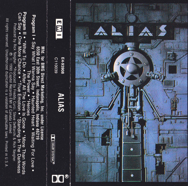 Alias (13) : Alias (Cass, Album, Club)