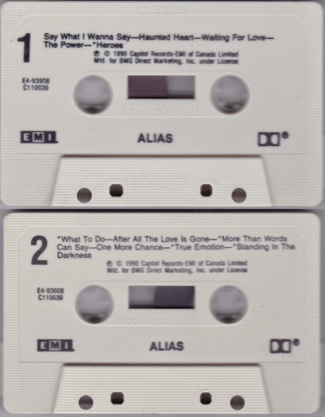 Alias (13) : Alias (Cass, Album, Club)