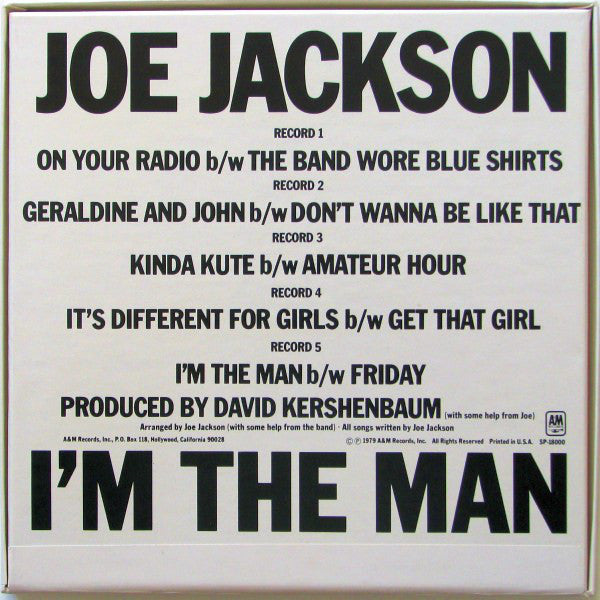 Joe Jackson : I'm The Man - The 7-Inch Album (5x7", Album + Box)