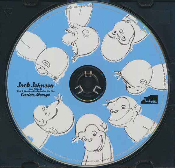 Jack Johnson And Friends Of Jack Johnson : Sing-A-Longs And Lullabies For The Film Curious George (CD, Album, RE, Dig)
