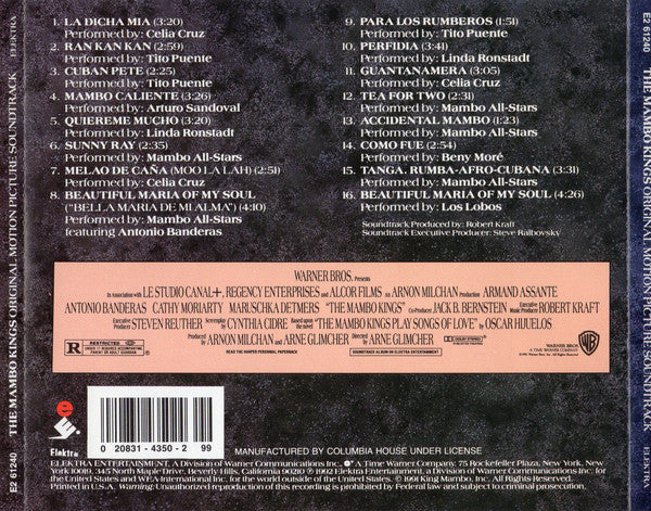 Various : The Mambo Kings (Original Motion Picture Soundtrack) (CD, Comp, Club)