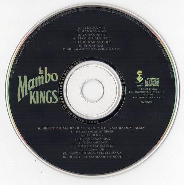 Various : The Mambo Kings (Original Motion Picture Soundtrack) (CD, Comp, Club)