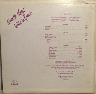 Nanette Natal : Wild In Reverie (LP, Album)