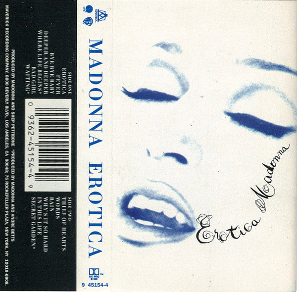 Madonna : Erotica (Cass, Album, SR,)