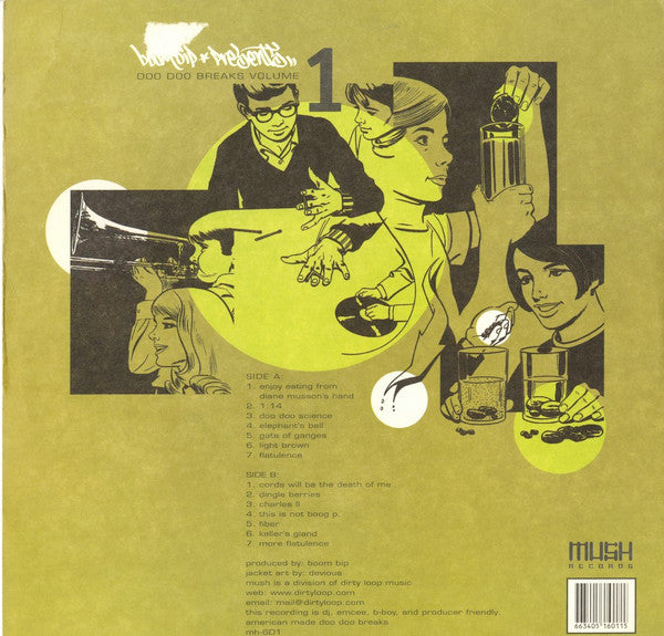 Boom Bip : Doo Doo Breaks Volume 1 (LP, Album)