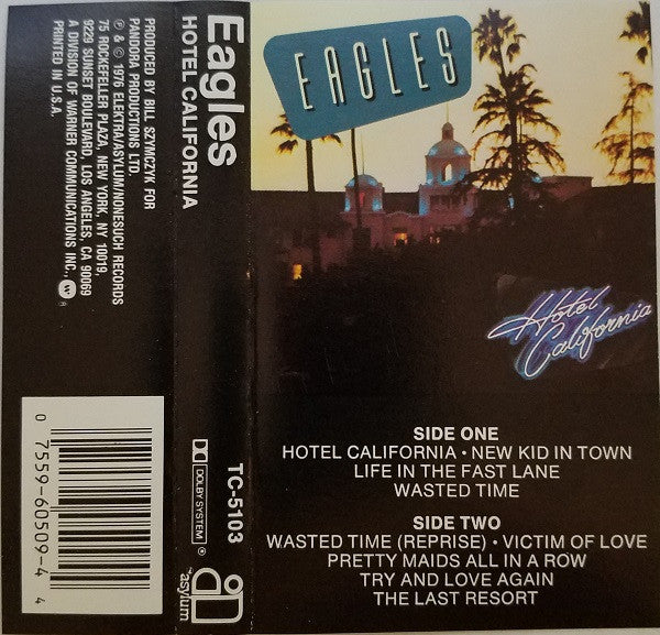 Eagles : Hotel California (Cass, Album)