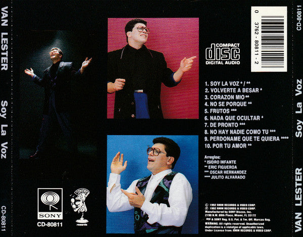 Van Lester : Soy La Voz (CD, Album)