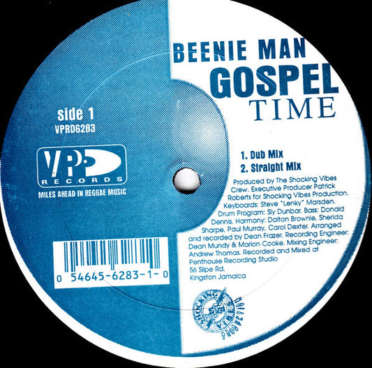 Beenie Man : Gospel Time (12")