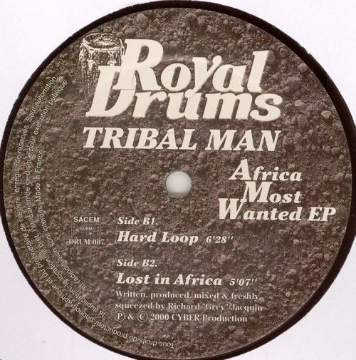 Tribal Man : Africa Most Wanted EP (12", EP)