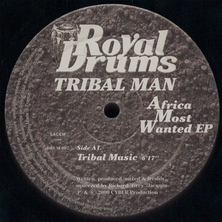 Tribal Man : Africa Most Wanted EP (12", EP)