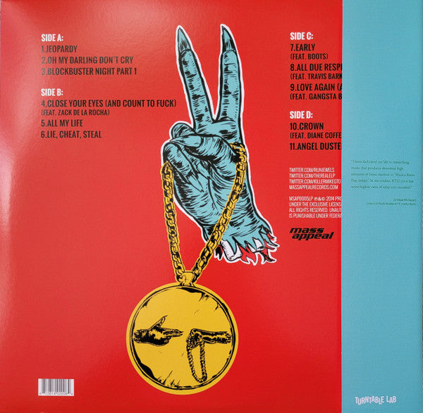 Run The Jewels : Run The Jewels 2 (LP, Blu + LP, Red + Album, Ltd, M/Print, RE, RP, S)