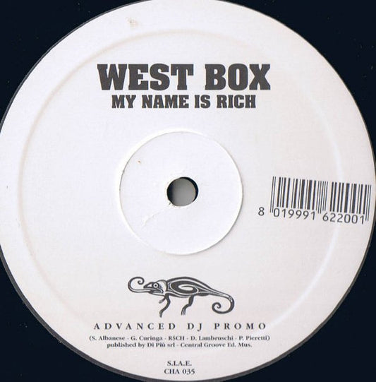 West Box : My Name Is Rich (12", Promo)