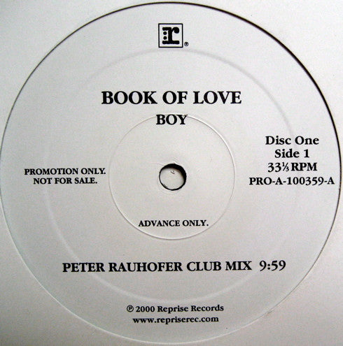 Book Of Love : Boy (2x12", Promo)