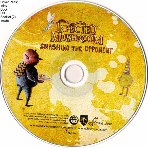 Infected Mushroom : Smashing The Opponent (CD, Single)