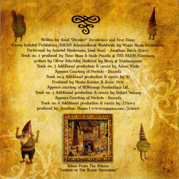 Infected Mushroom : Smashing The Opponent (CD, Single)