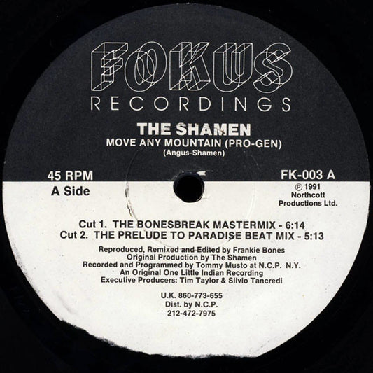 The Shamen : Move Any Mountain (Pro-Gen) (12", Single)