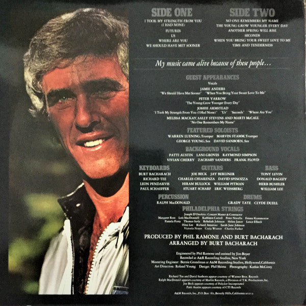 Burt Bacharach : Futures (LP, Album)