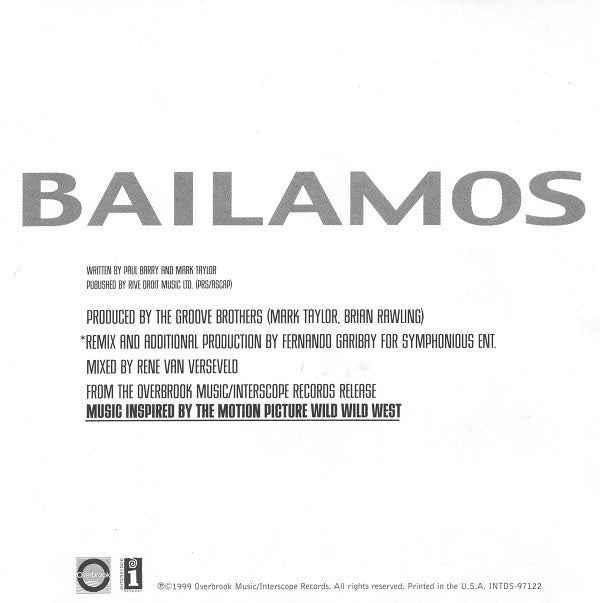 Enrique Iglesias : Bailamos (CD, Single)