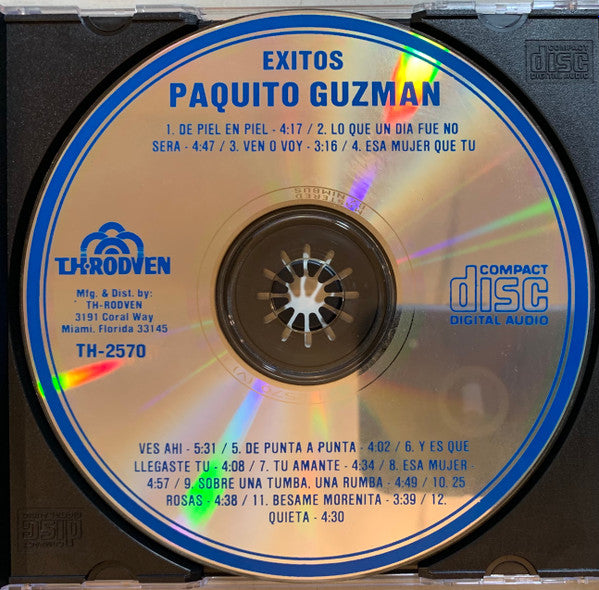 Paquito Guzman : Paquito Guzman - Exitos (CD, Album)