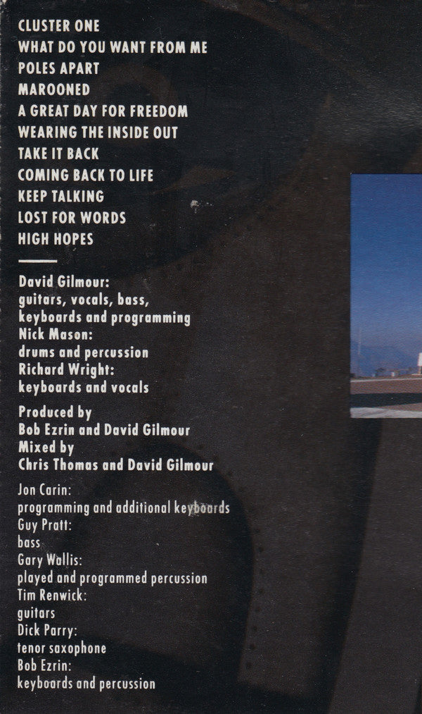 Pink Floyd : The Division Bell (Cass, Album, Blu)
