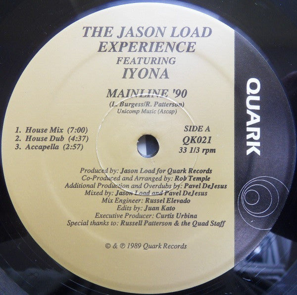 Jason Load Featuring Iyona : Mainline '90 (12")