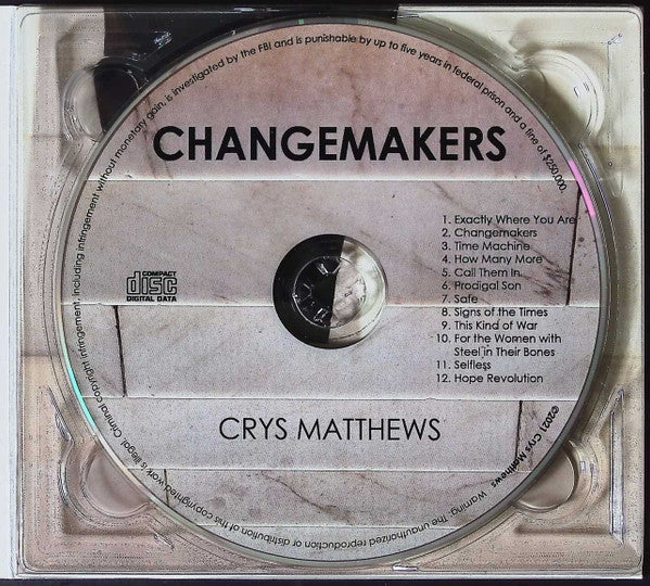 Crys Matthews : Changemakers (CD, Album)