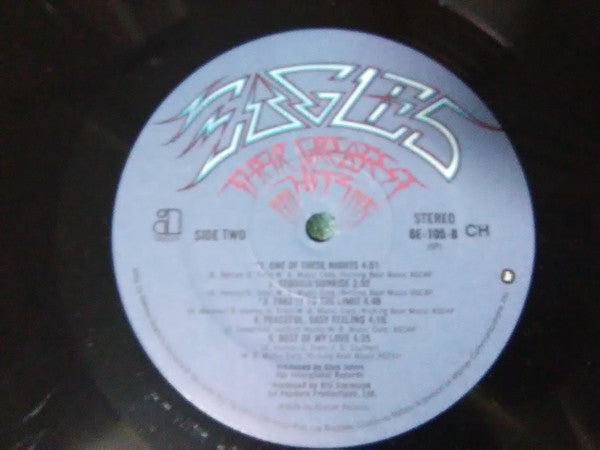 Eagles : Their Greatest Hits 1971-1975 (LP,Album,Compilation,Club Edition)