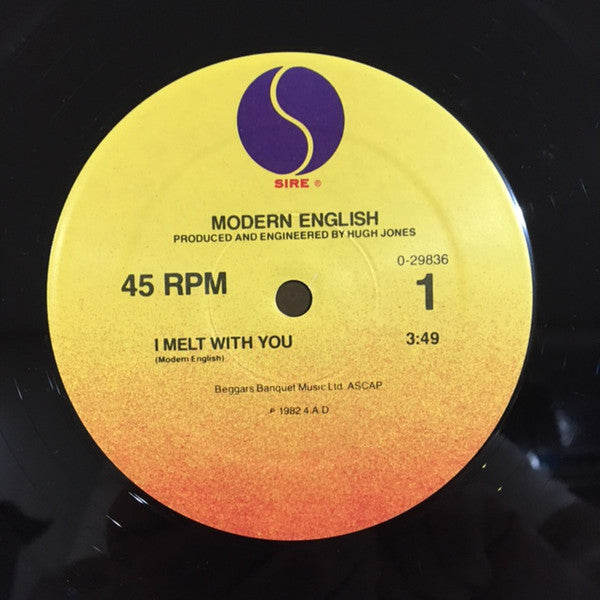 Modern English : I Melt With You (12", Maxi, RE)