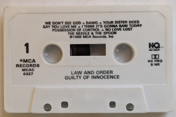Law And Order : Guilty Of Innocence (Cass, Album)