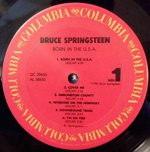 Bruce Springsteen : Born In The U.S.A. (LP, Album, Car)