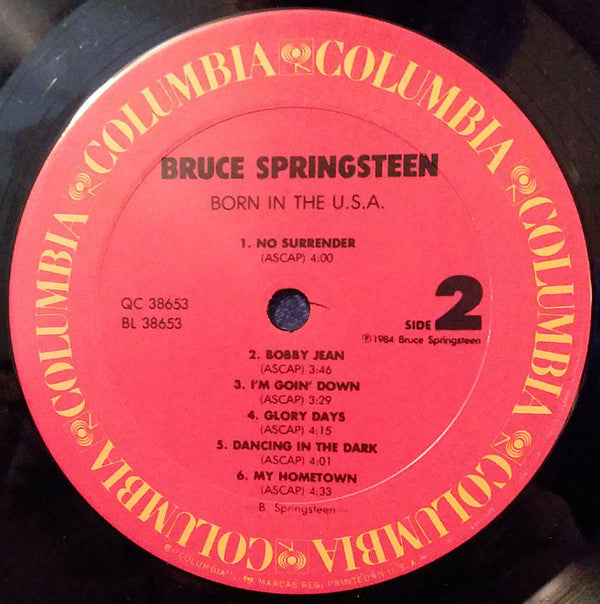 Bruce Springsteen : Born In The U.S.A. (LP, Album, Car)