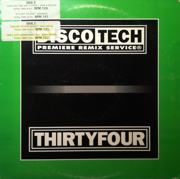 Various : DiscoTech ThirtyFour (3x12", Comp, Promo)