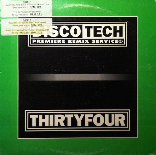 Various : DiscoTech ThirtyFour (3x12", Comp, Promo)
