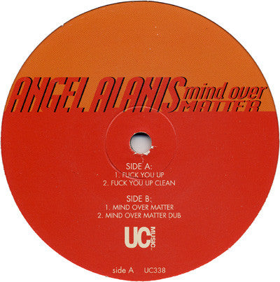 Angel Alanis : Mind Over Matter (12")
