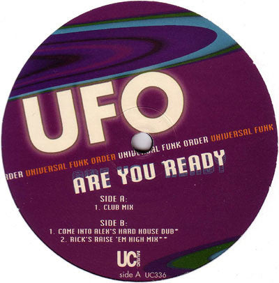 Universal Funk Order : Are You Ready (12")