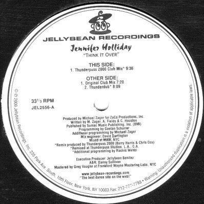 Jennifer Holliday : Think It Over (12")