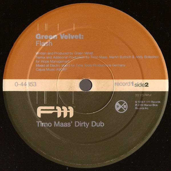 Green Velvet : Flash (Remixes) (2x12")
