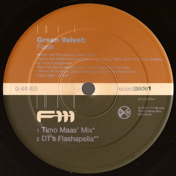 Green Velvet : Flash (Remixes) (2x12")