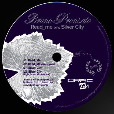 Bruno Pronsato : Read Me / Silver City (12")