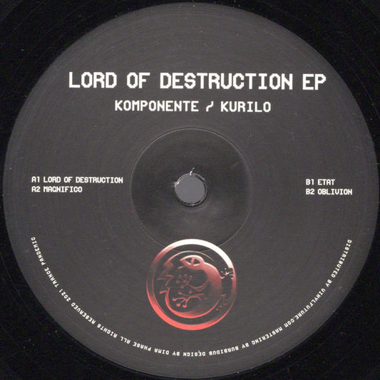 Komponente / Kurilo : Lord Of Destruction EP (12", EP)